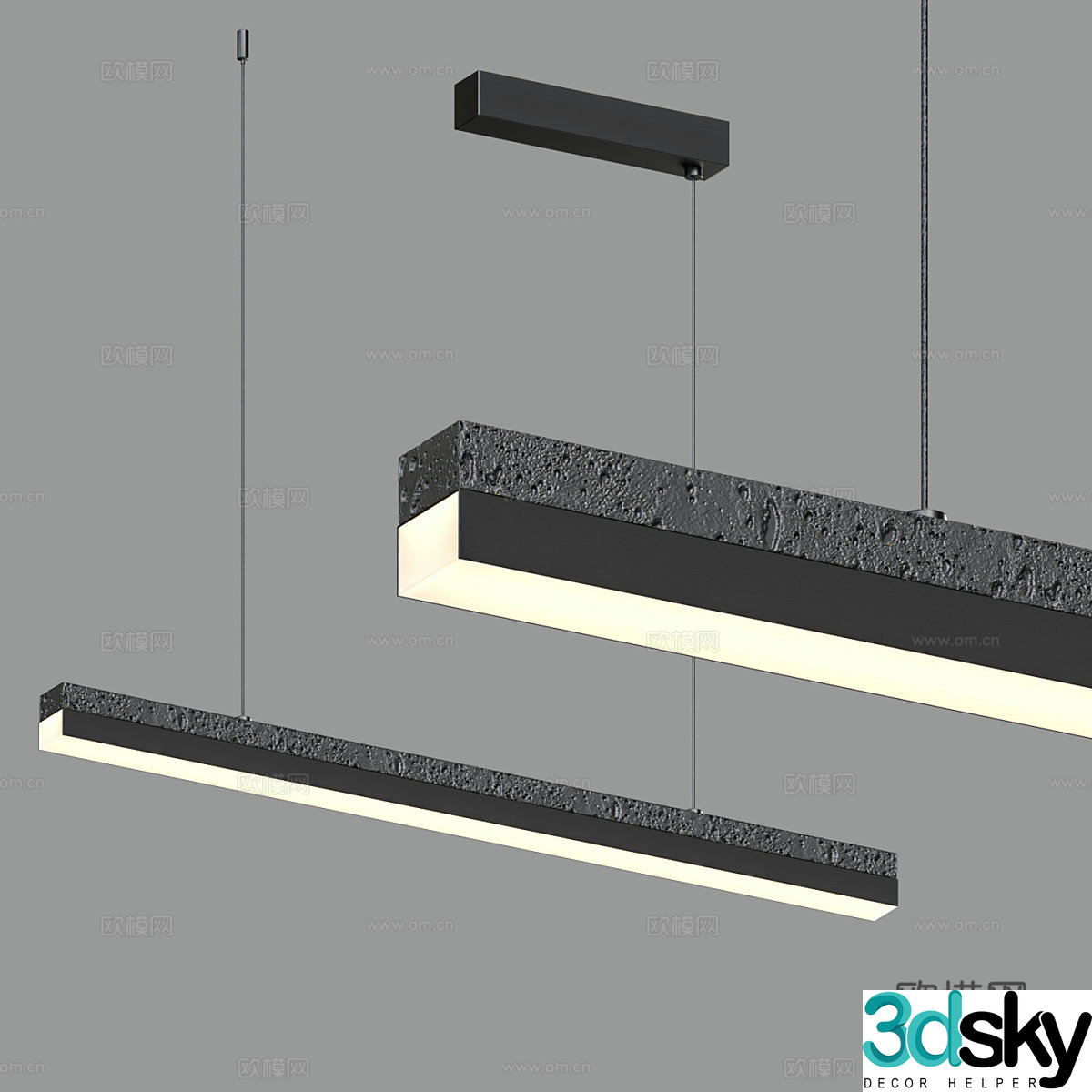 Modern simple chandeliers chandeliers simple chandeliers dining chandeliers living room chandeliers lamps 3D model