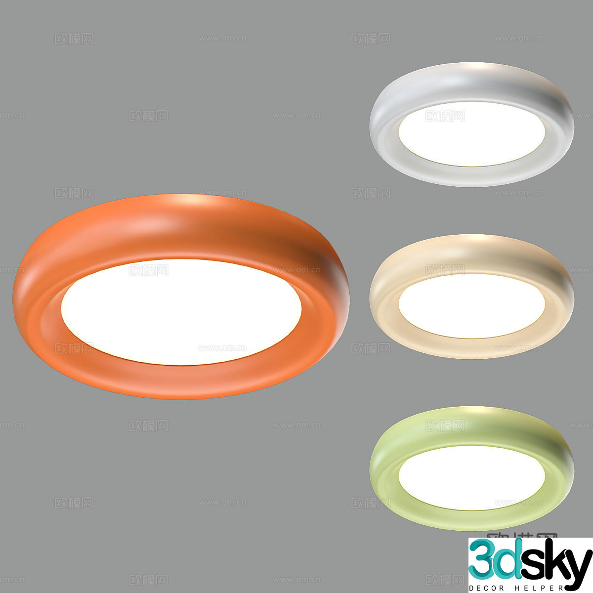 Modern simple ceiling lamp Ceiling lamp Simple ceiling lamp Lamp 3d model