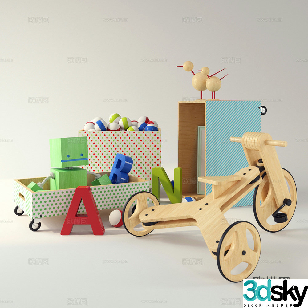 Children’s toys 3d model