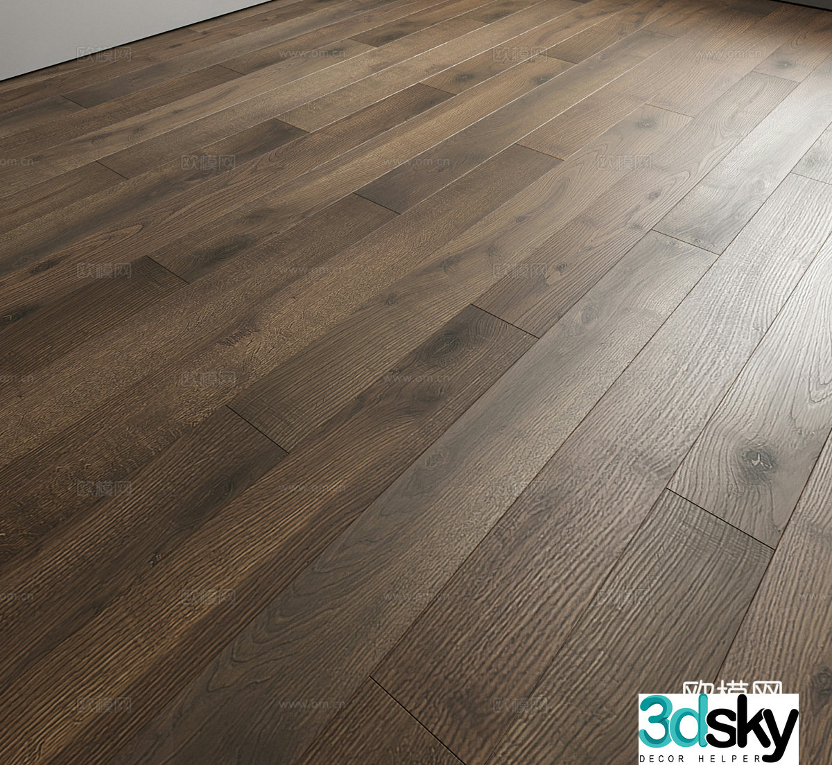 Wood floor retro wood floor medieval wood floor 3d model