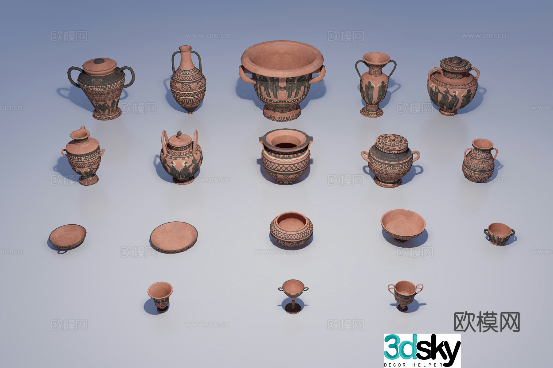 3D model of ceramic crock pot