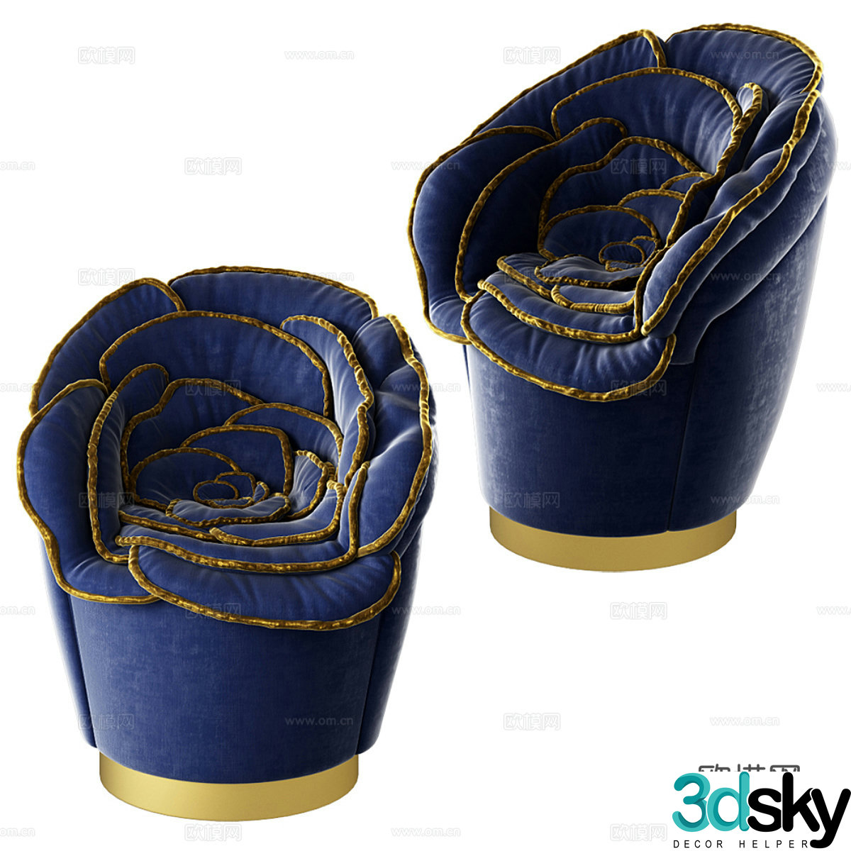 Sicis armchair 3d model