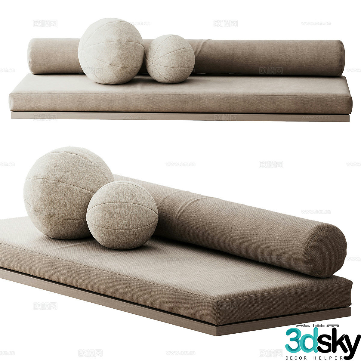 Wasabi bay window mat 3D model