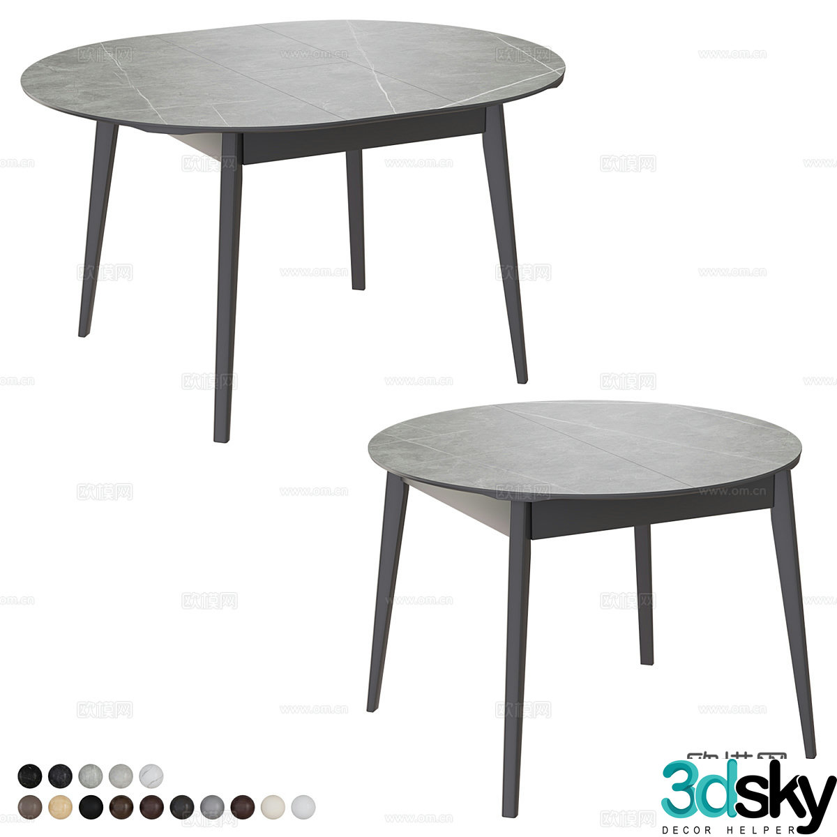 Modern simple coffee table coffee table simple coffee table living room coffee table marble coffee table 3D model