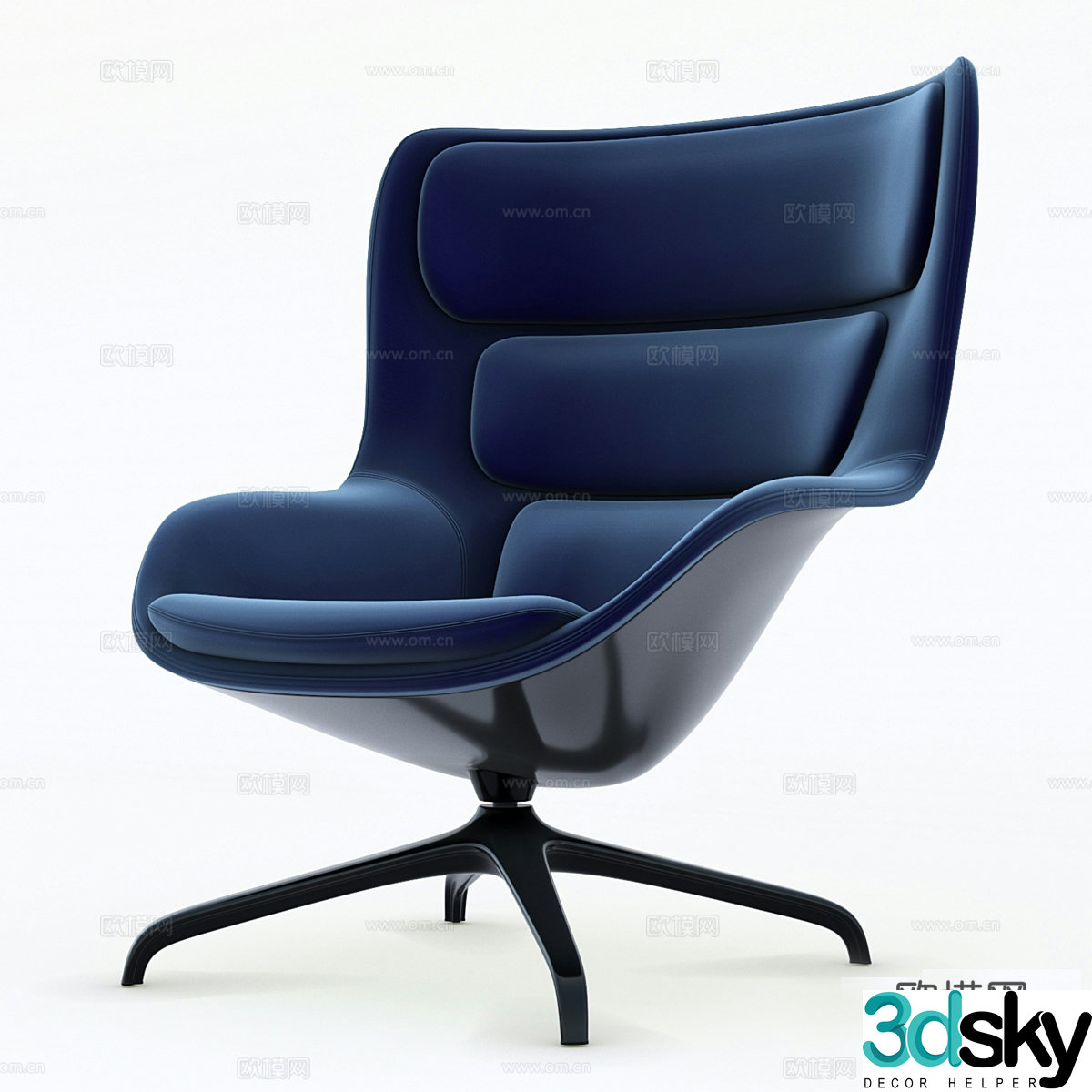 Herman Miller Striad Leisure Chair 3D Model