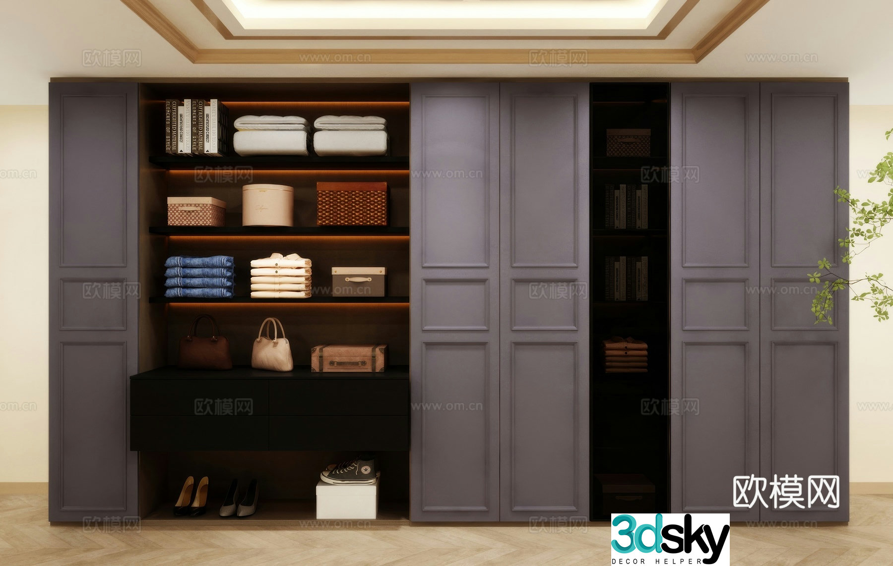 Wardrobe Design Wardrobe Wardrobe Chair Bedroom Wardrobe Hotel Wardrobe 3D Model