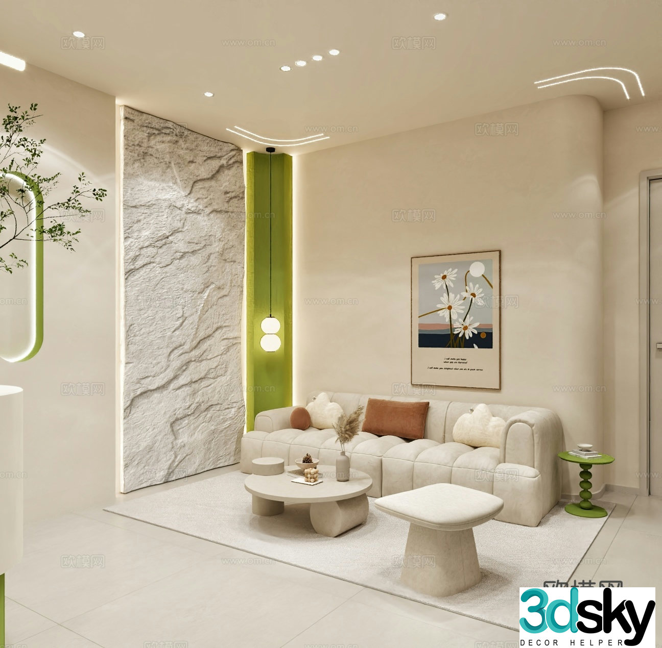 Hairdressing Shop 3D Model