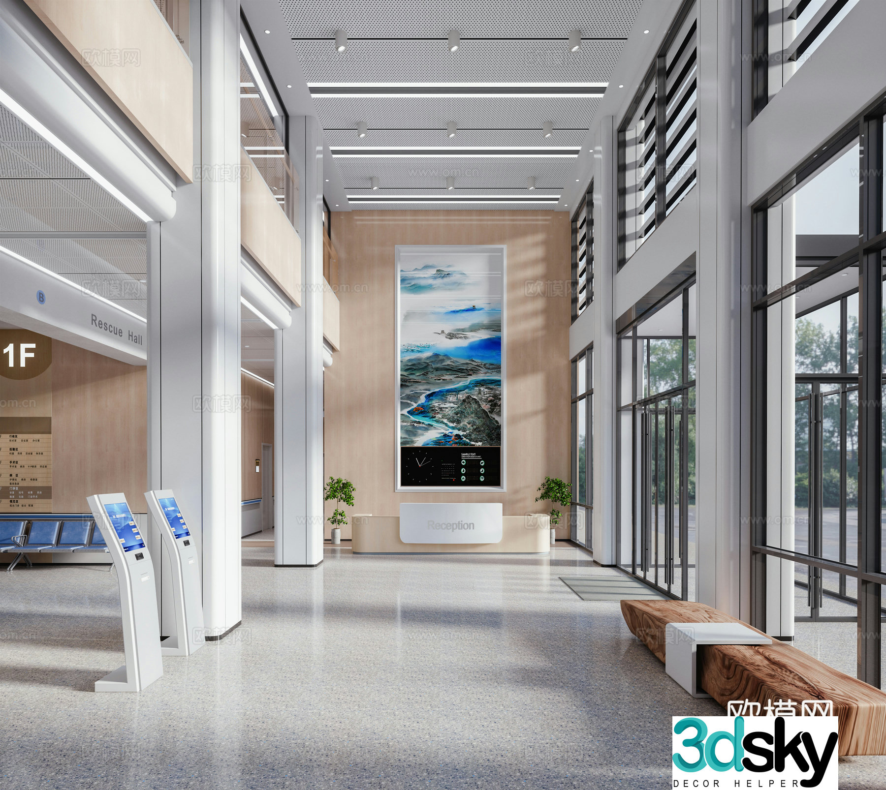Hospital 3d model