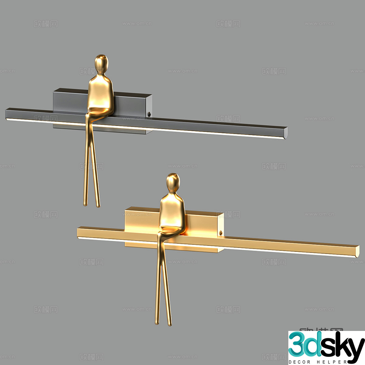 Modern simple wall lamp wall lamp simple wall lamp light luxury wall lamp living room wall lamp 3d model