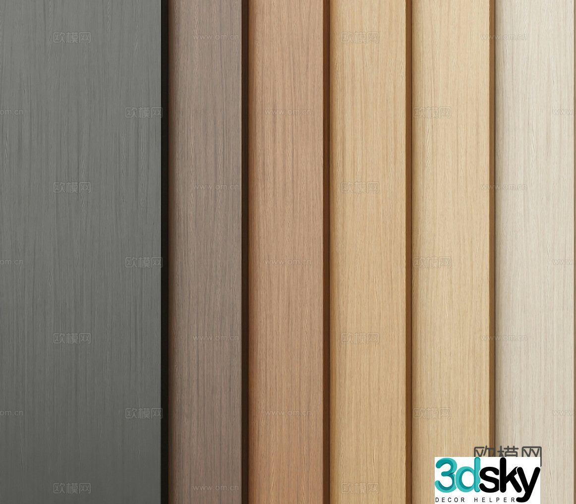 Wall panel Wall panel Decorative wall panel 3d model