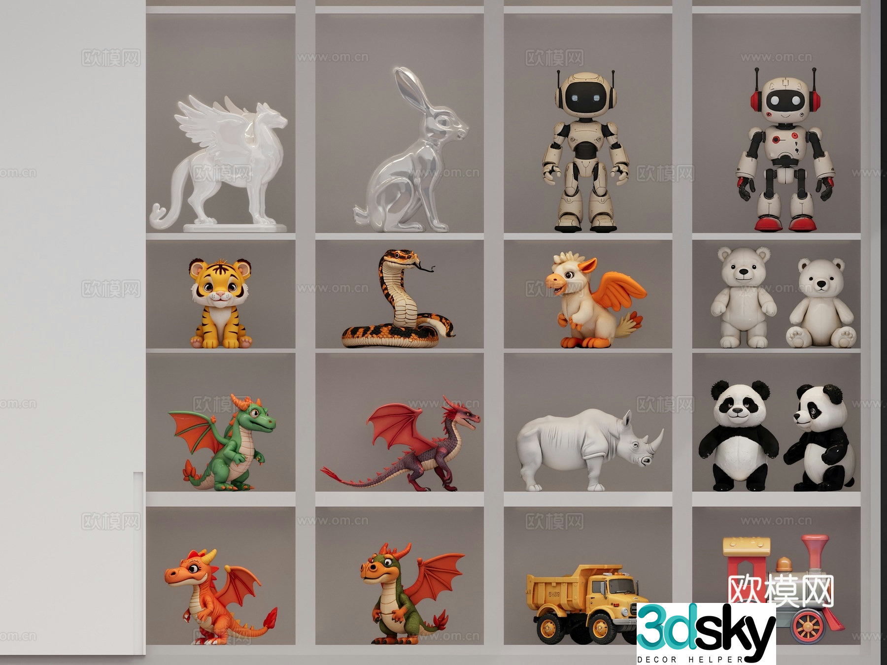 Children’s toy cabinet 3d model