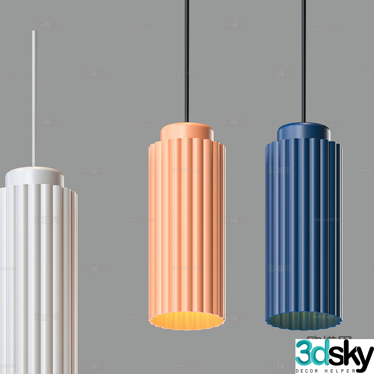 Modern simple chandeliers chandeliers simple chandeliers dining chandeliers living room chandeliers lamps 3D model