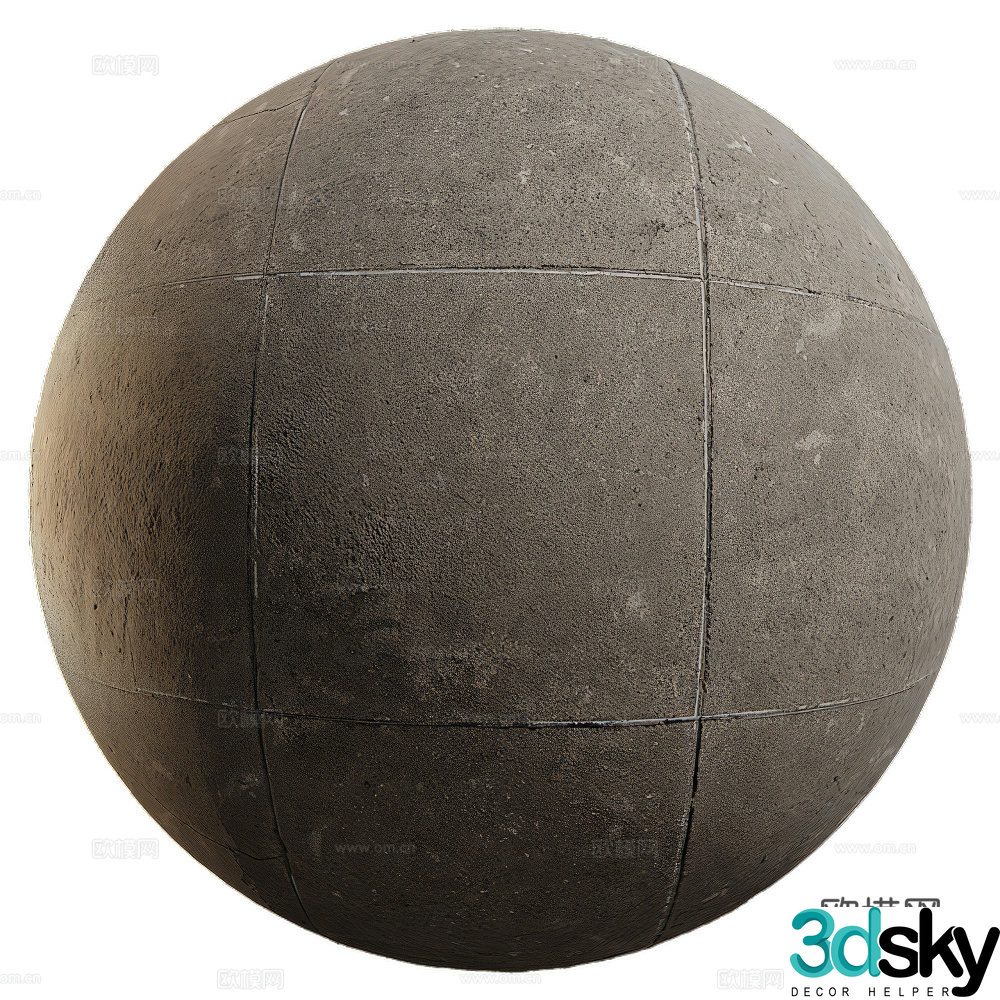 Modern retro other landscape outdoor ground 3d model