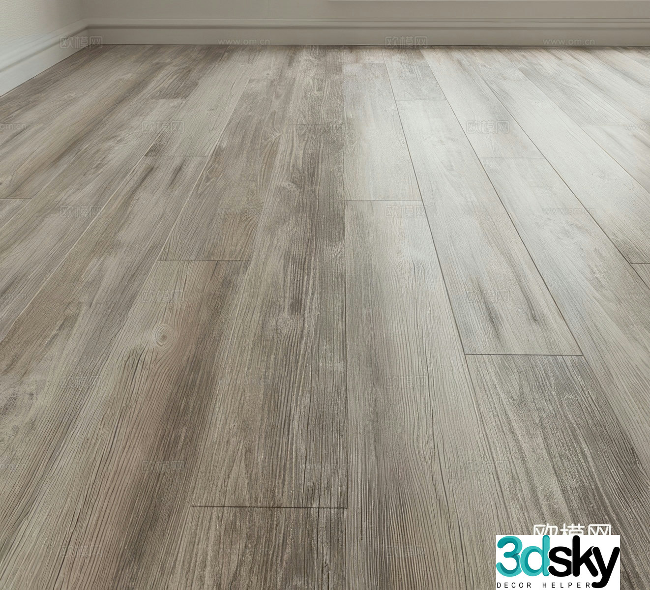 Modern floor Wood floor Retro wood floor 3d model