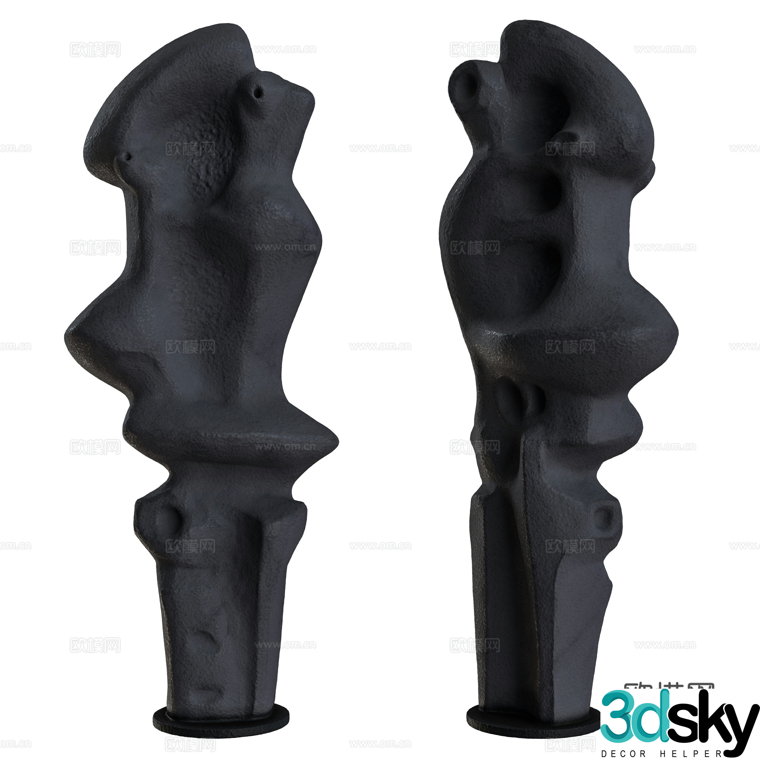 Modern Art Sculpture Abstract Sculpture 3d Model