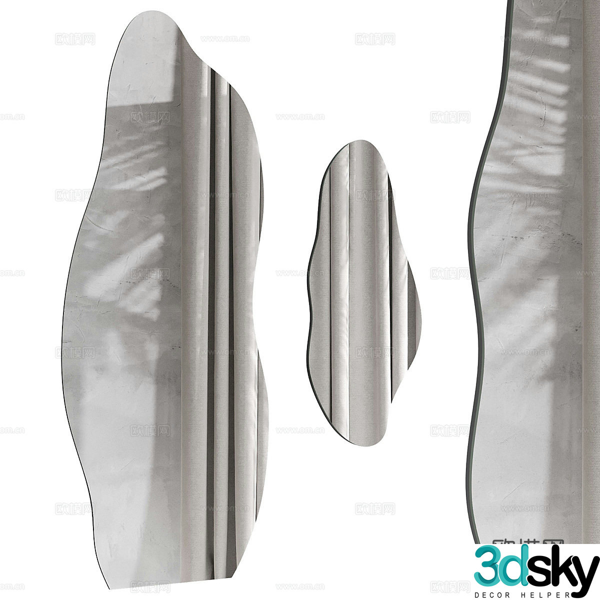Mirror Decorative Mirror 3D Model