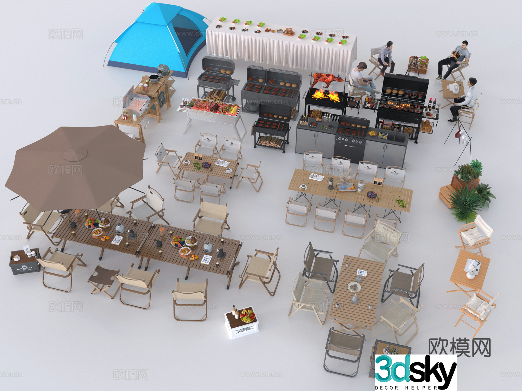 BBQ Grill 3D Model