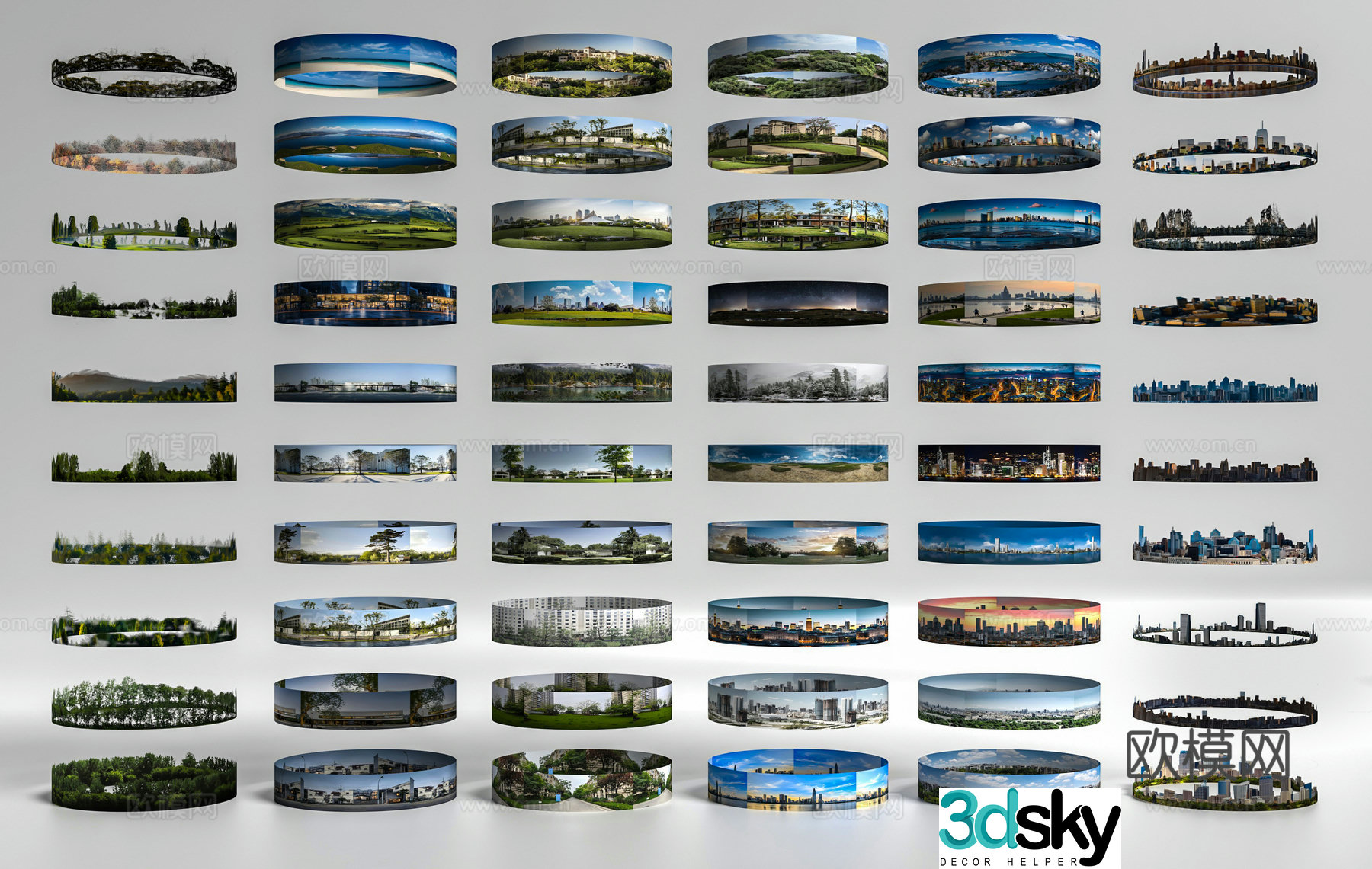 Modern other materials Outdoors Surrounding Background Environmental Background City Outdoor Garden Landscape 3D Model