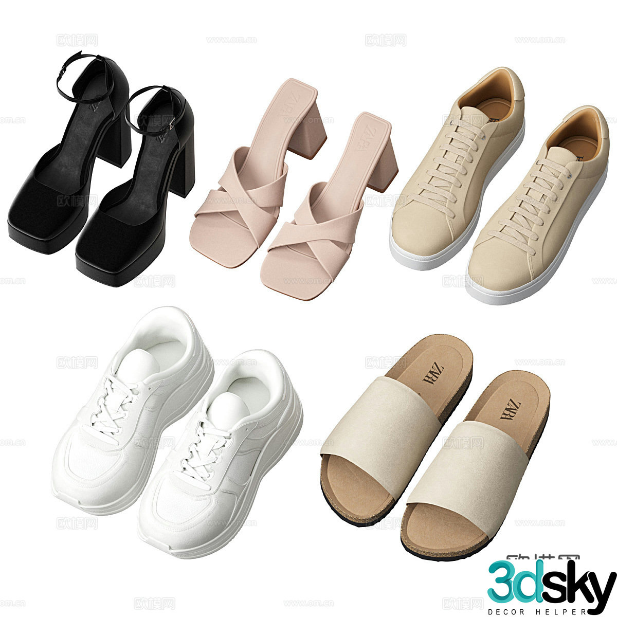 Women’s shoes 3d model