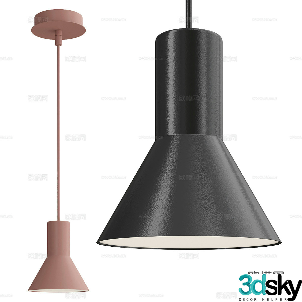 Modern Cream Style Decorative Chandelier 3d Model