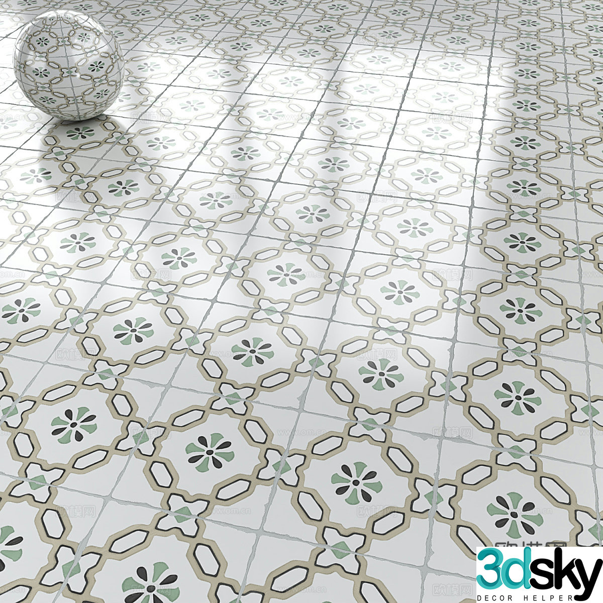 Ceramic tiles 3d model