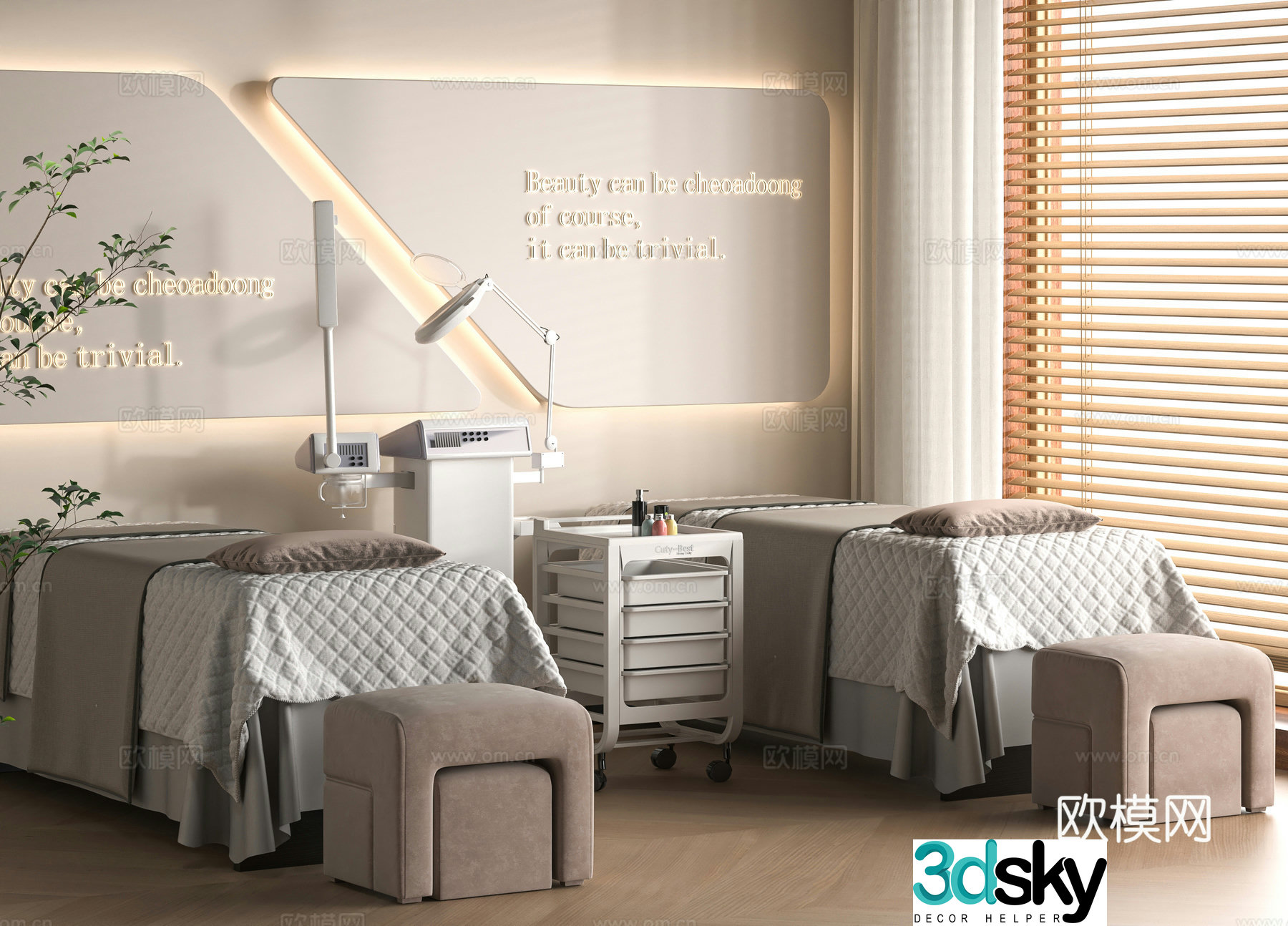 Modern Beauty SPA3d Model