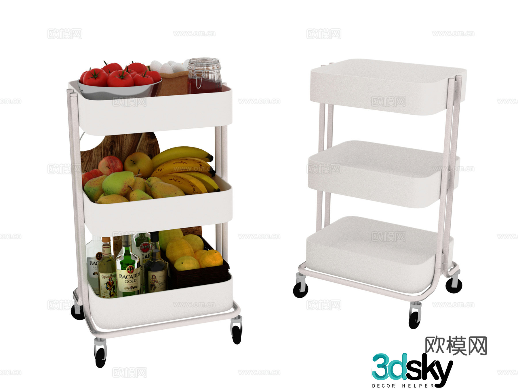 Furniture 3D Model of Daily necessities