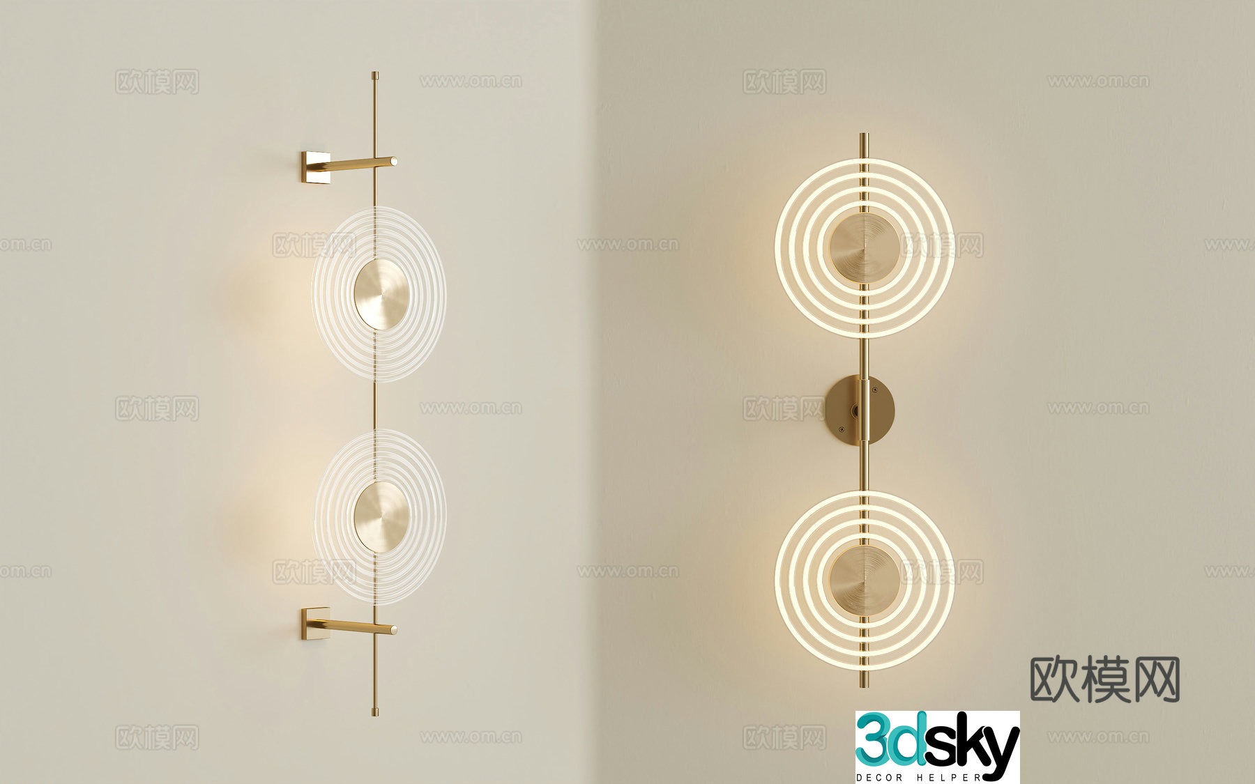 Light luxury Italian wall lamp Modern Italian light luxury wall lamp Crystal wall lamp Glass wall lamp Hotel wall lamp 3D model