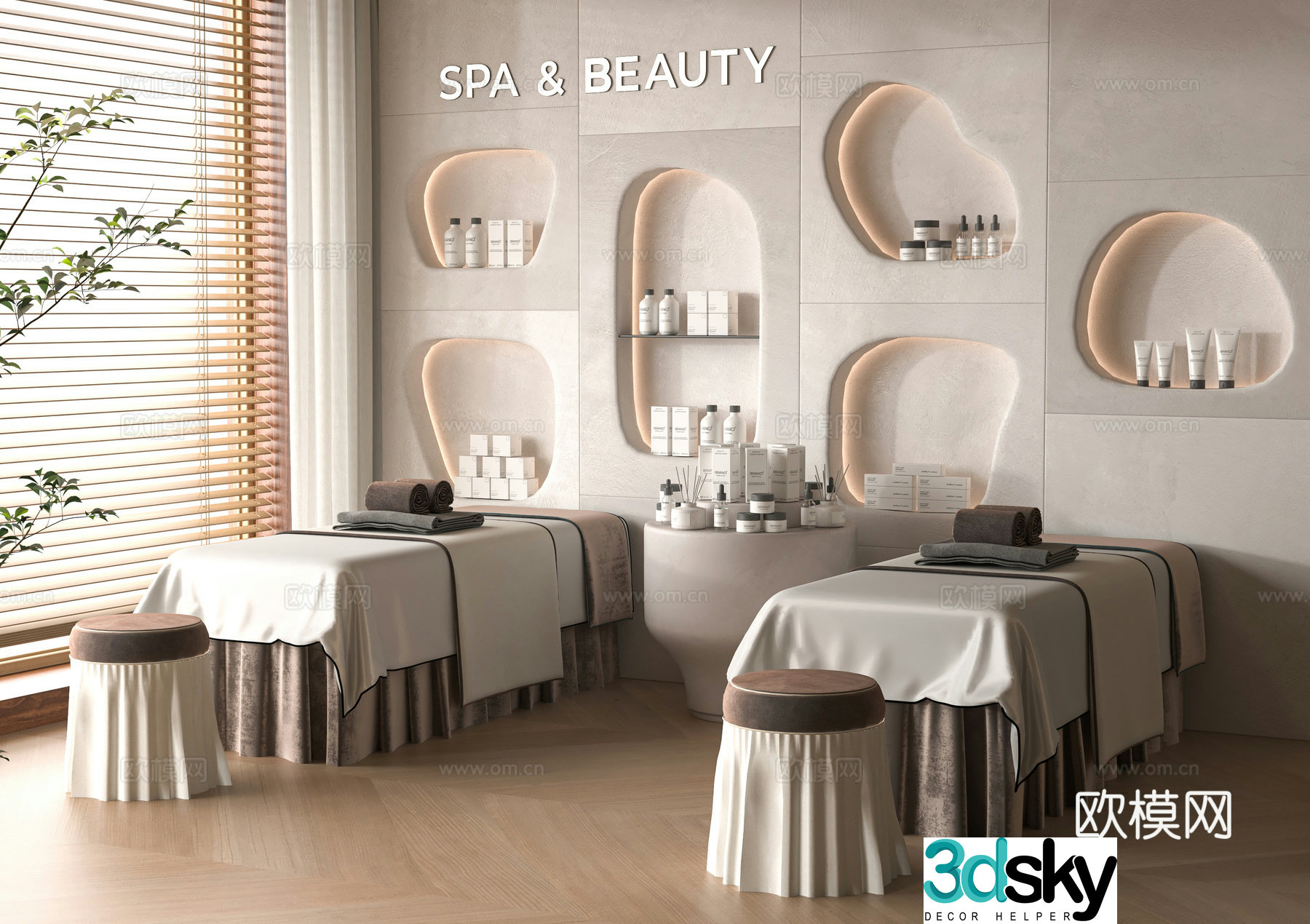 Modern Beauty SPA3d Model