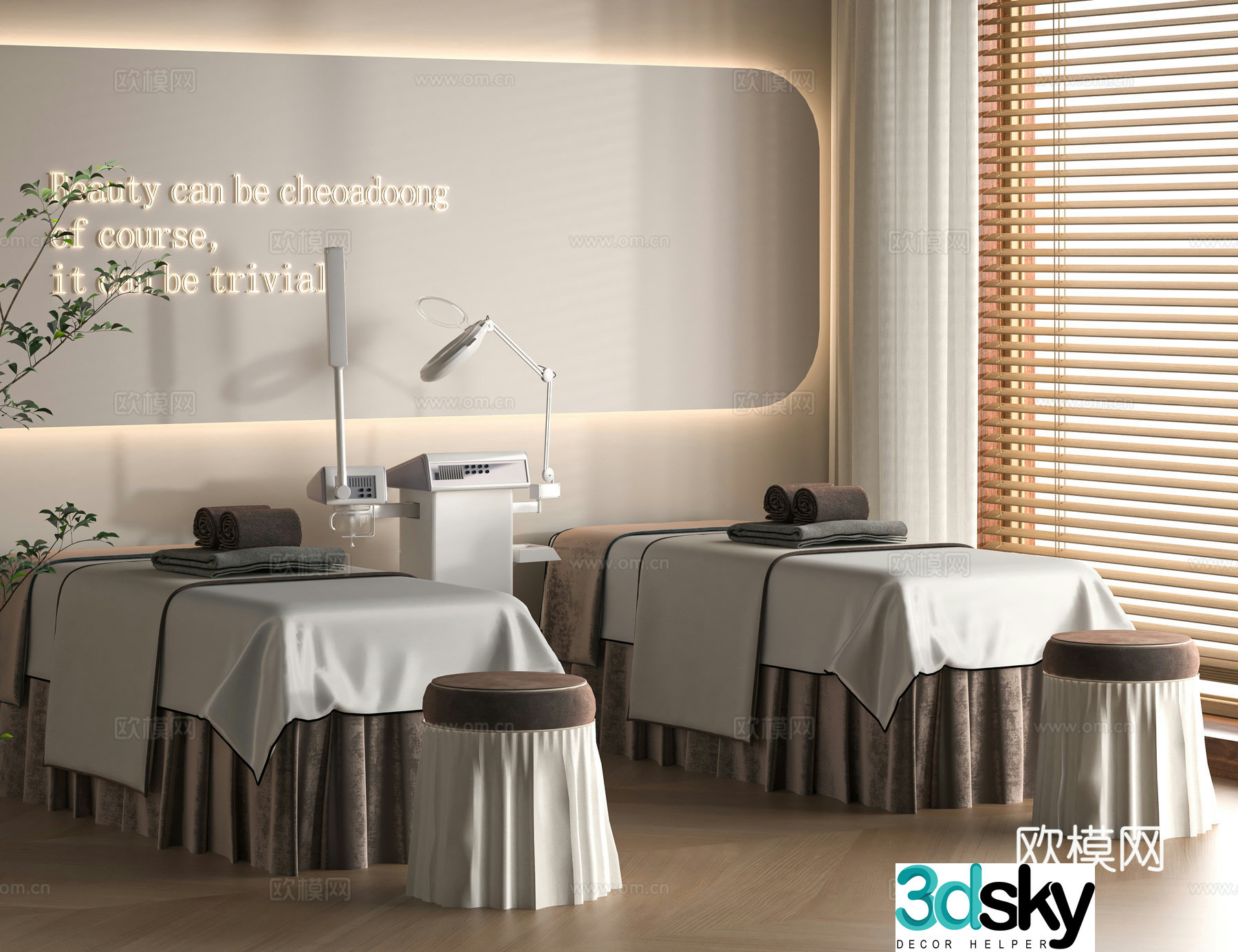Modern Beauty SPA3d Model