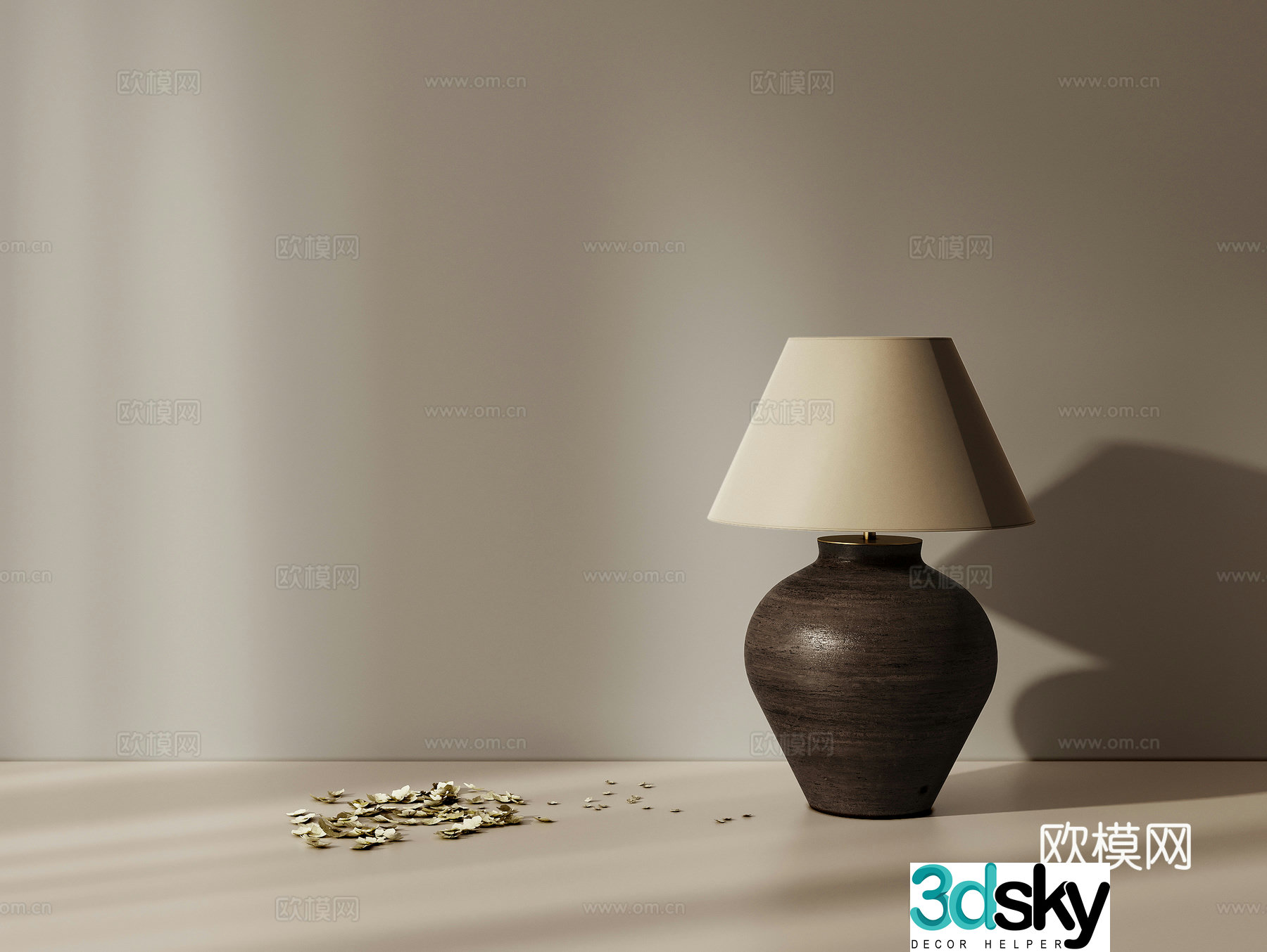 Table lamp 3d model