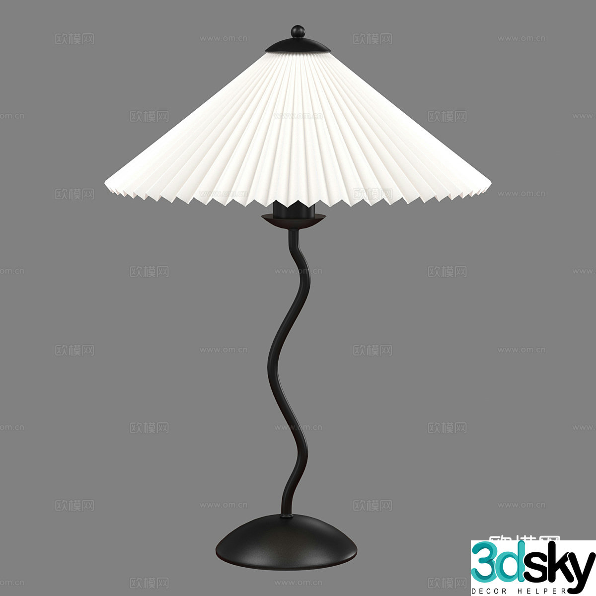 Modern simple desk lamp Table lamp Simple desk lamp Study desk lamp Lamp 3D model