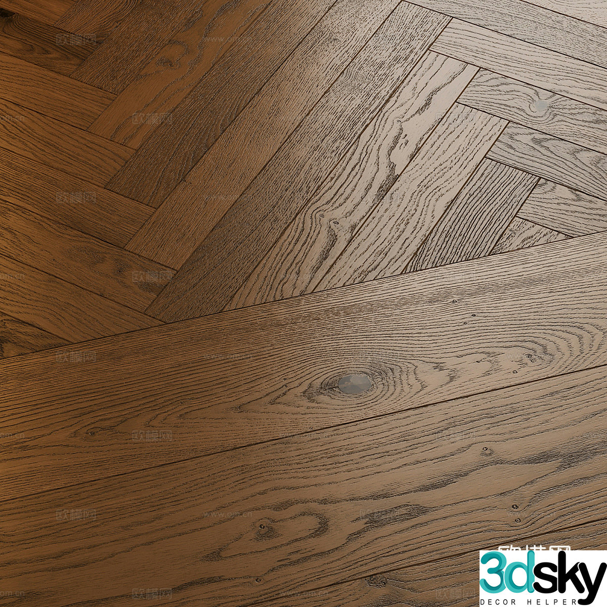 3D model of medieval wood floor
