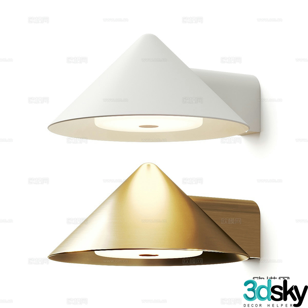 Modern light luxury Frandsen Grasp wall light 3d model