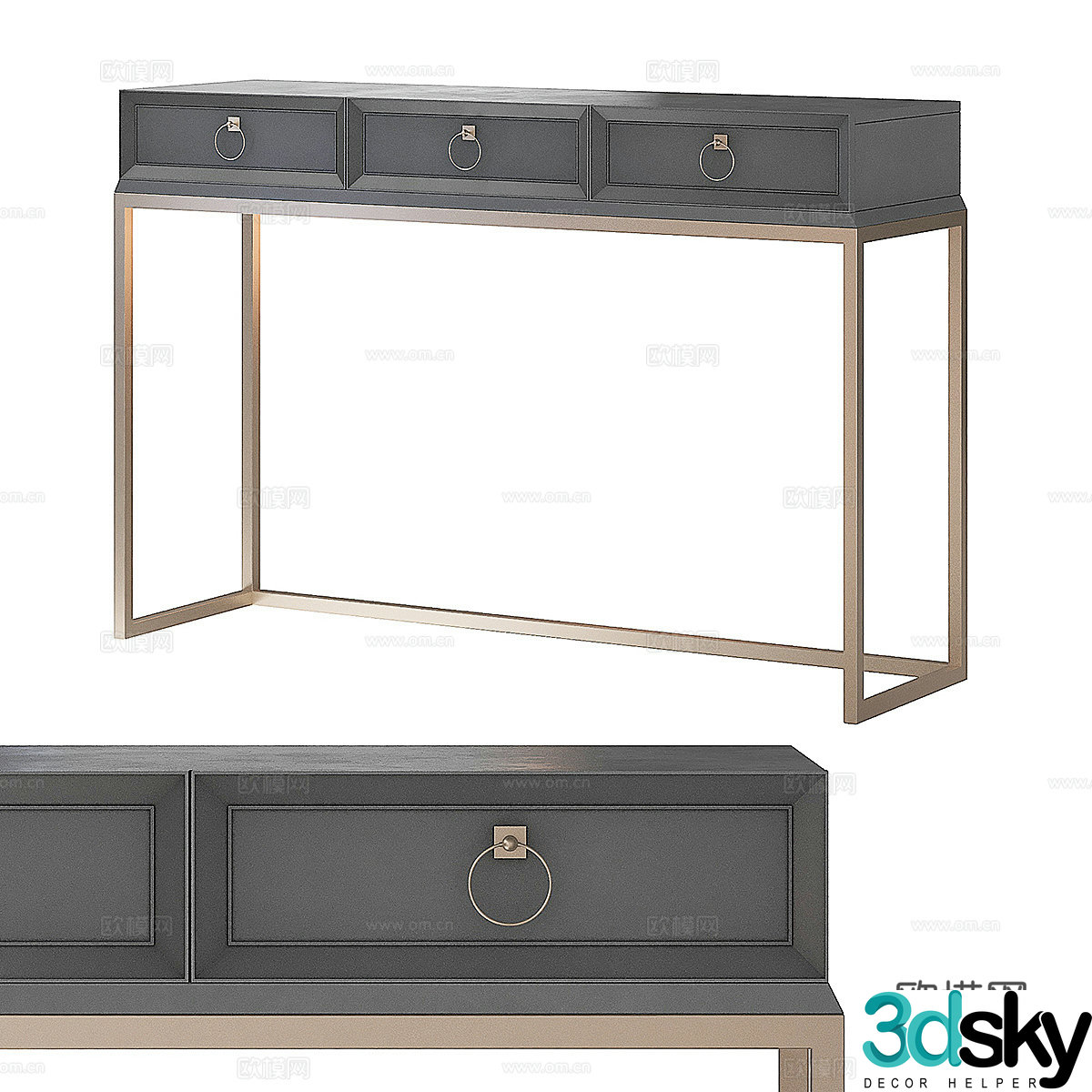 Desk 3d model