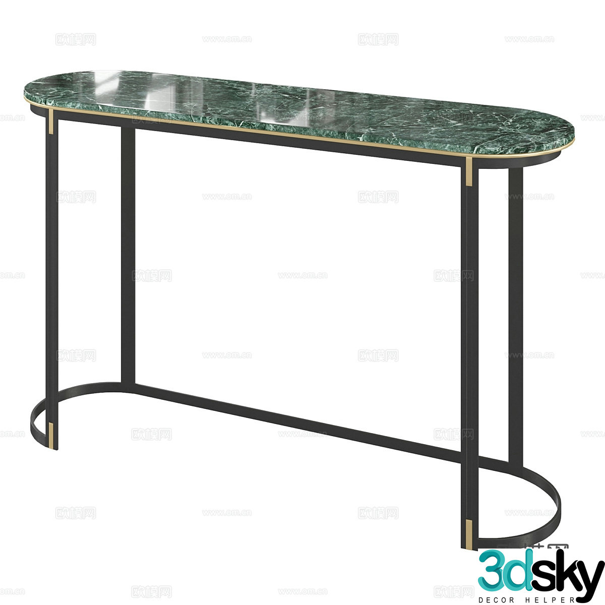 Tea table and chair 3d model