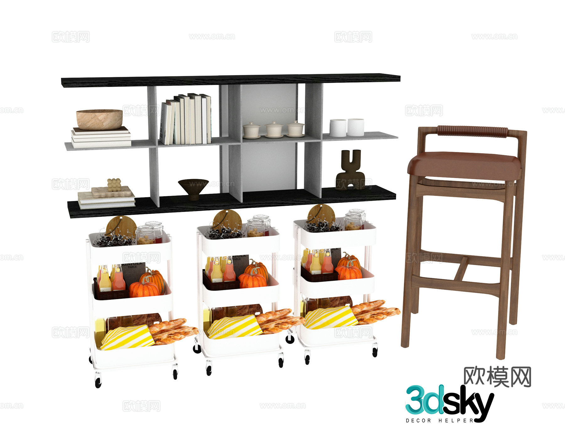 Furniture 3D Model of Daily necessities