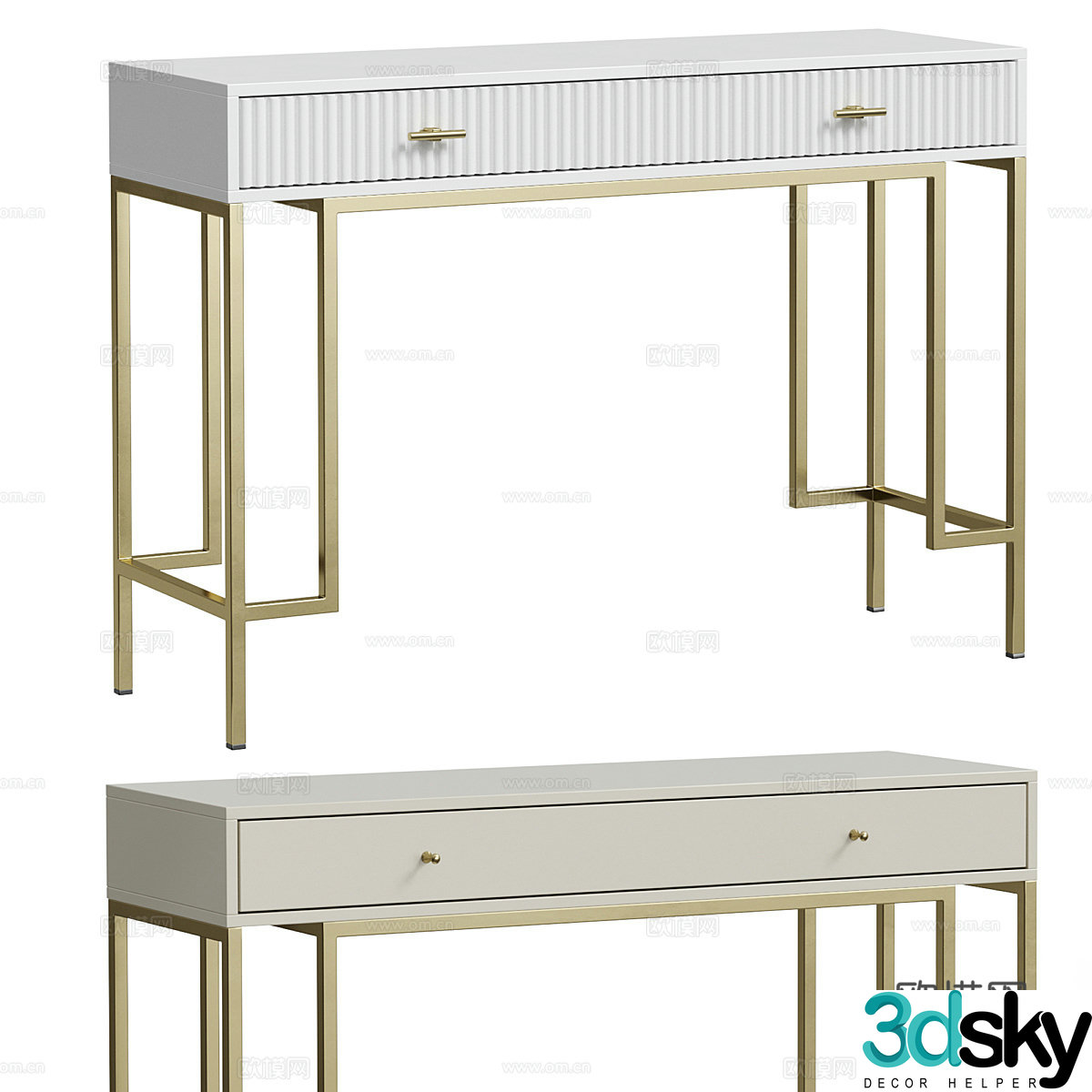 Desk 3d model