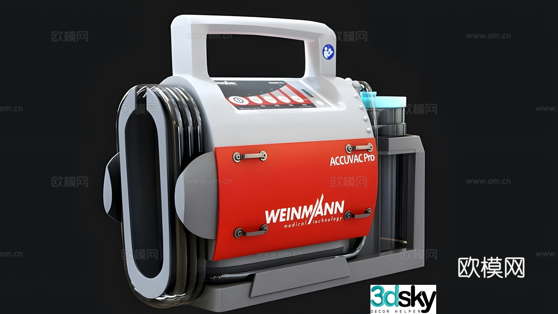 Water suction pump 3d model