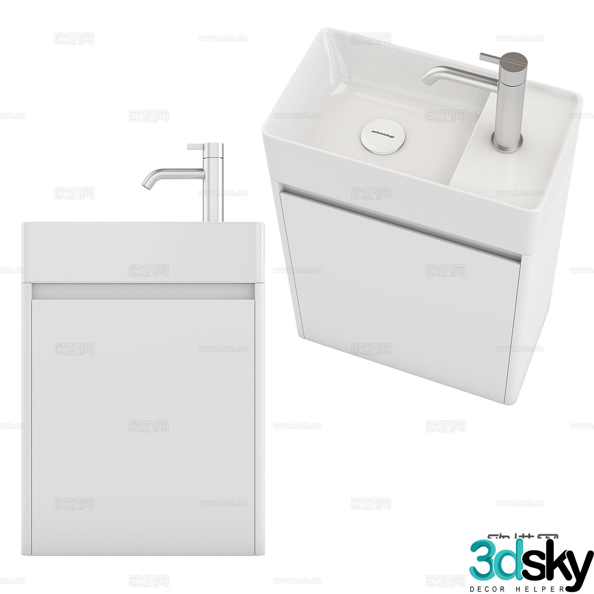 Modern ceramic wash basin wash basin 3d model
