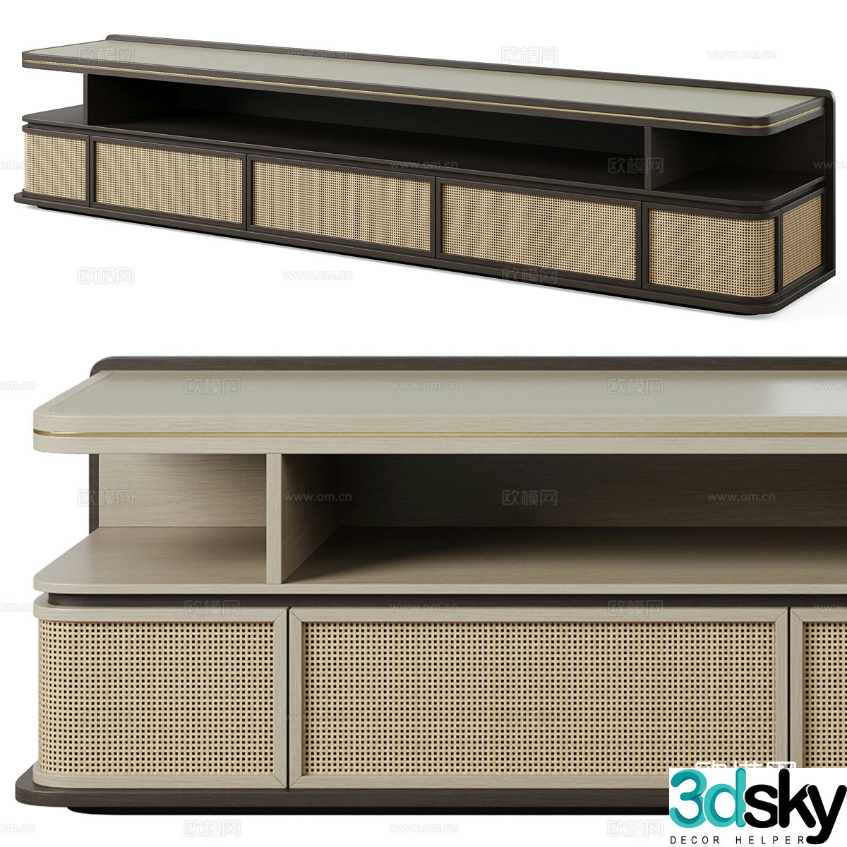 New Chinese Wasabi Navala TV Cabinet 3D Model