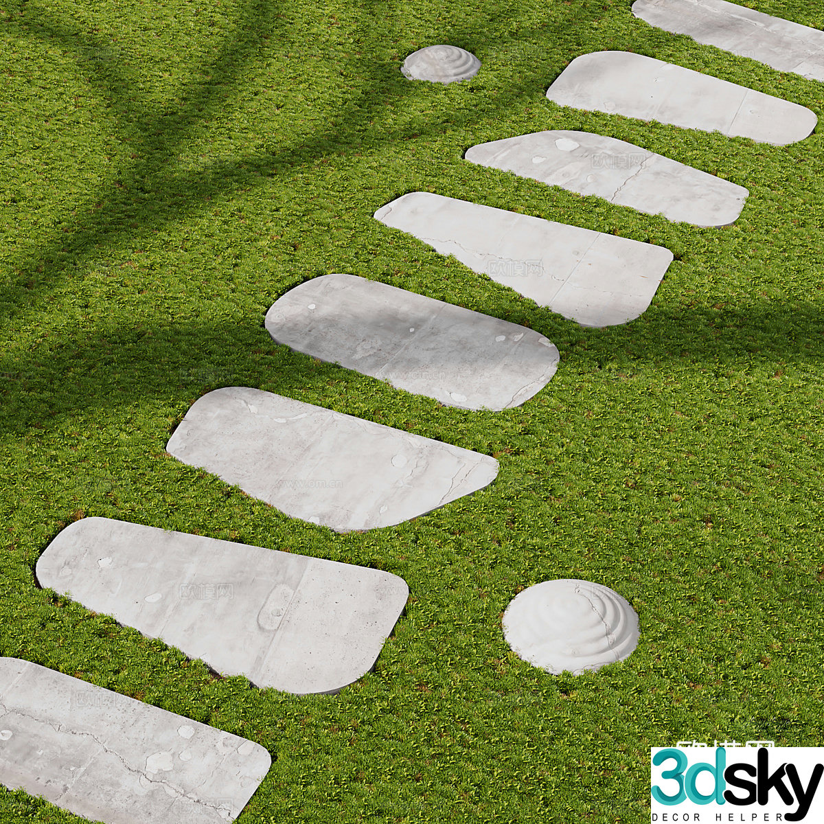 3D model of ground cover