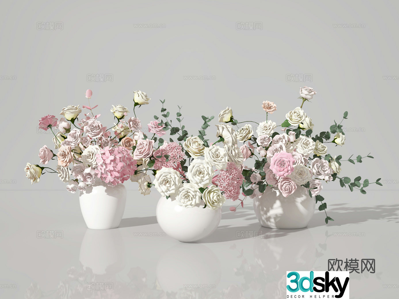 Flower art 3d model