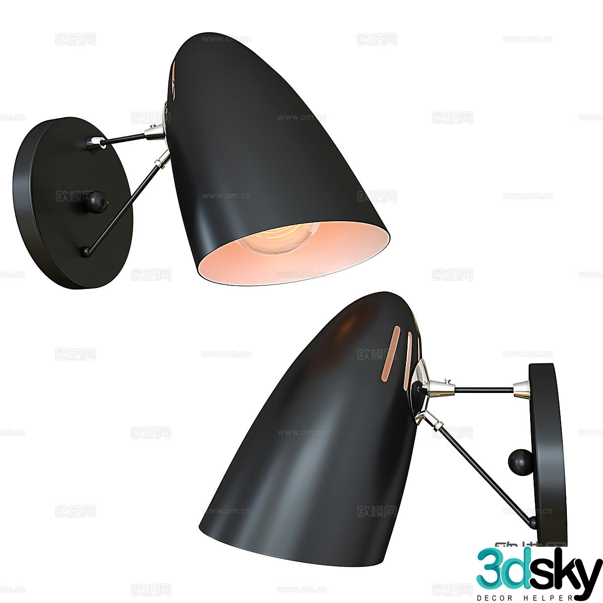 Wall lamp Collection 17571W Humpen3d model