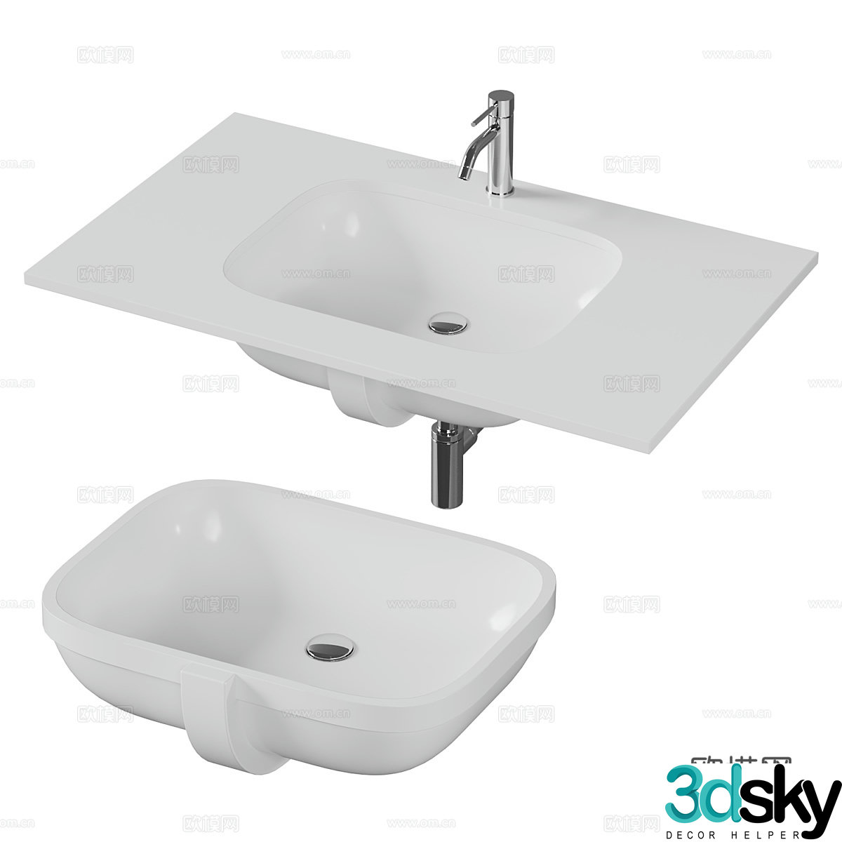 Wash basin 3d model