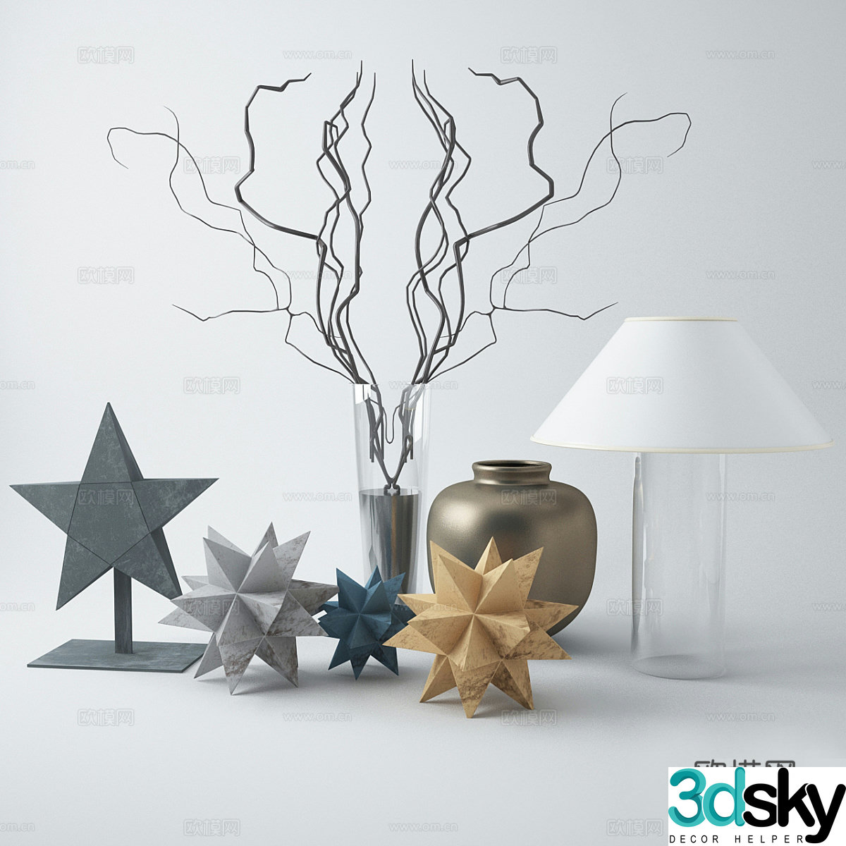 Decorative suit 3d model