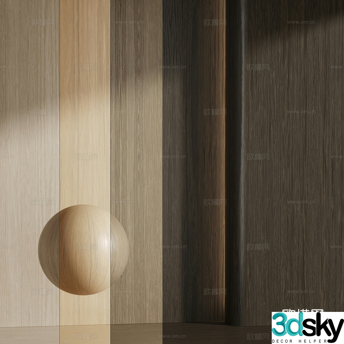 Wooden floor 3d model
