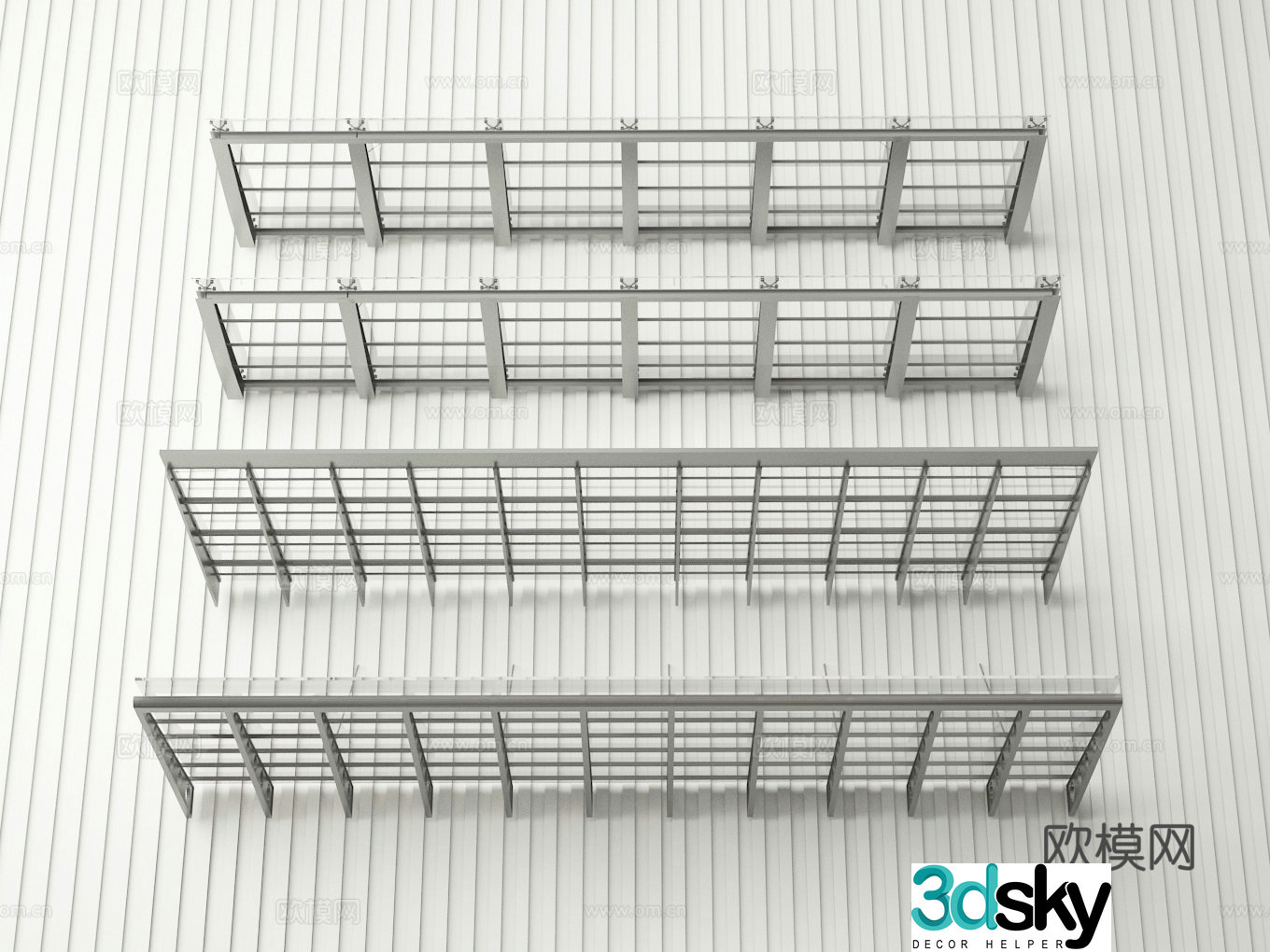 Glass shed 3d model