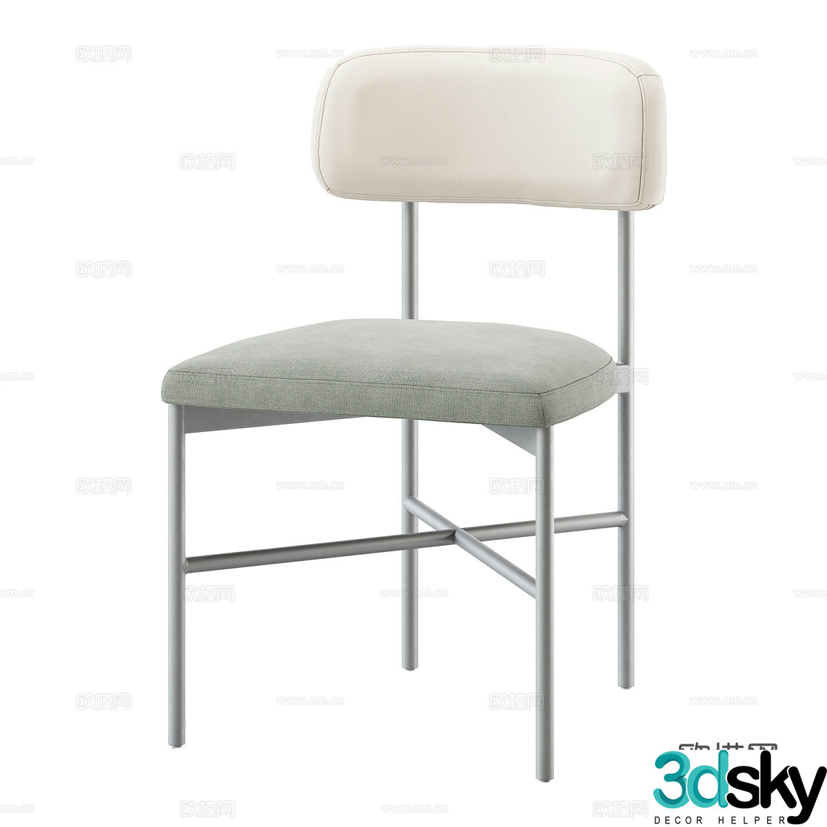 Modern simple single sofa single sofa simple sofa living room sofa casual sofa 3d model
