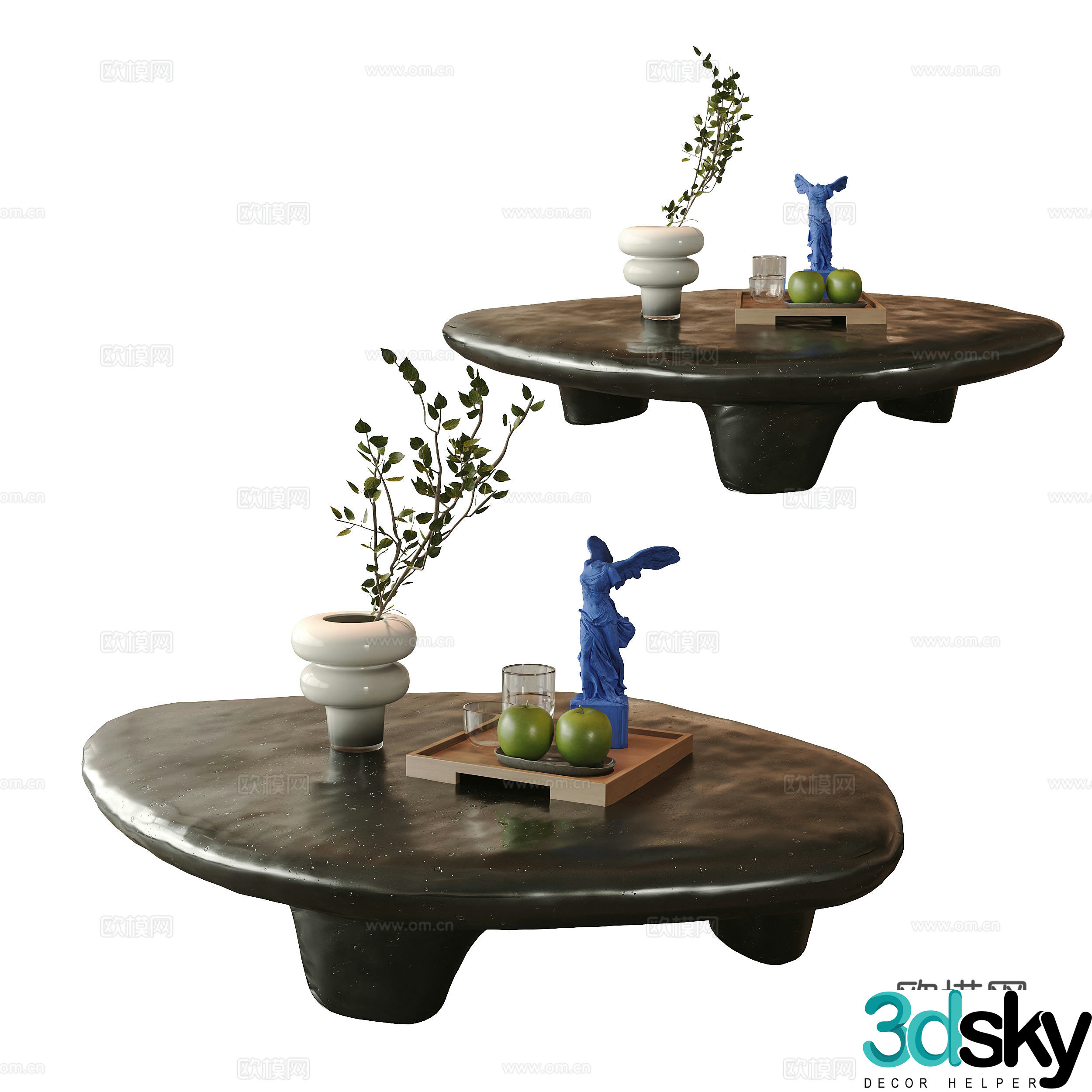 Modern coffee table 3d model